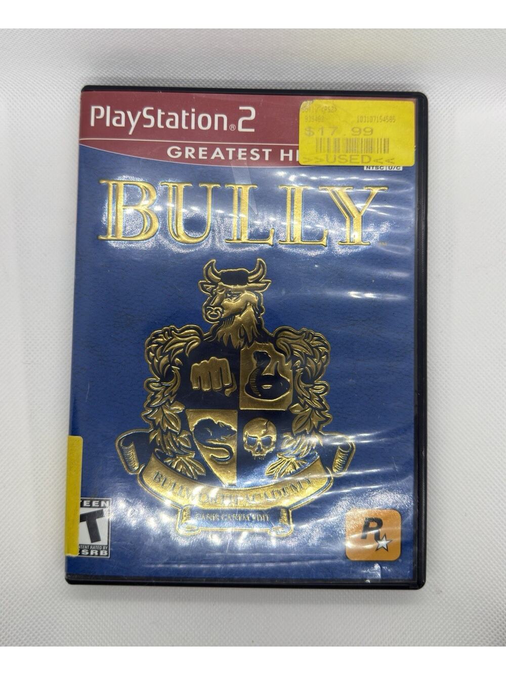 Rockstar Games Bully Greatest Hits Sony PlayStation 2 PS2 W/Manual 2006 Tested